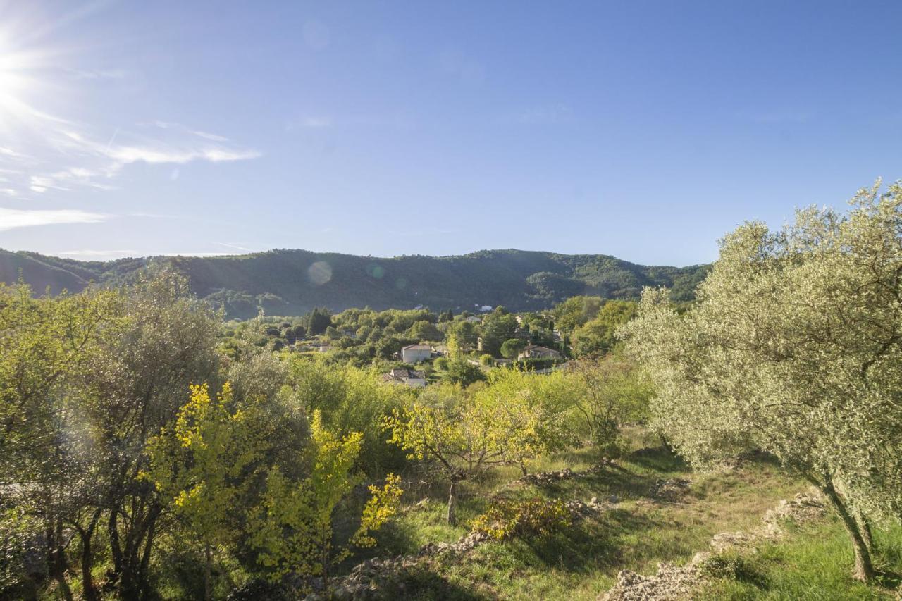 La Maison Des Chataigniers Meyrannes Экстерьер фото