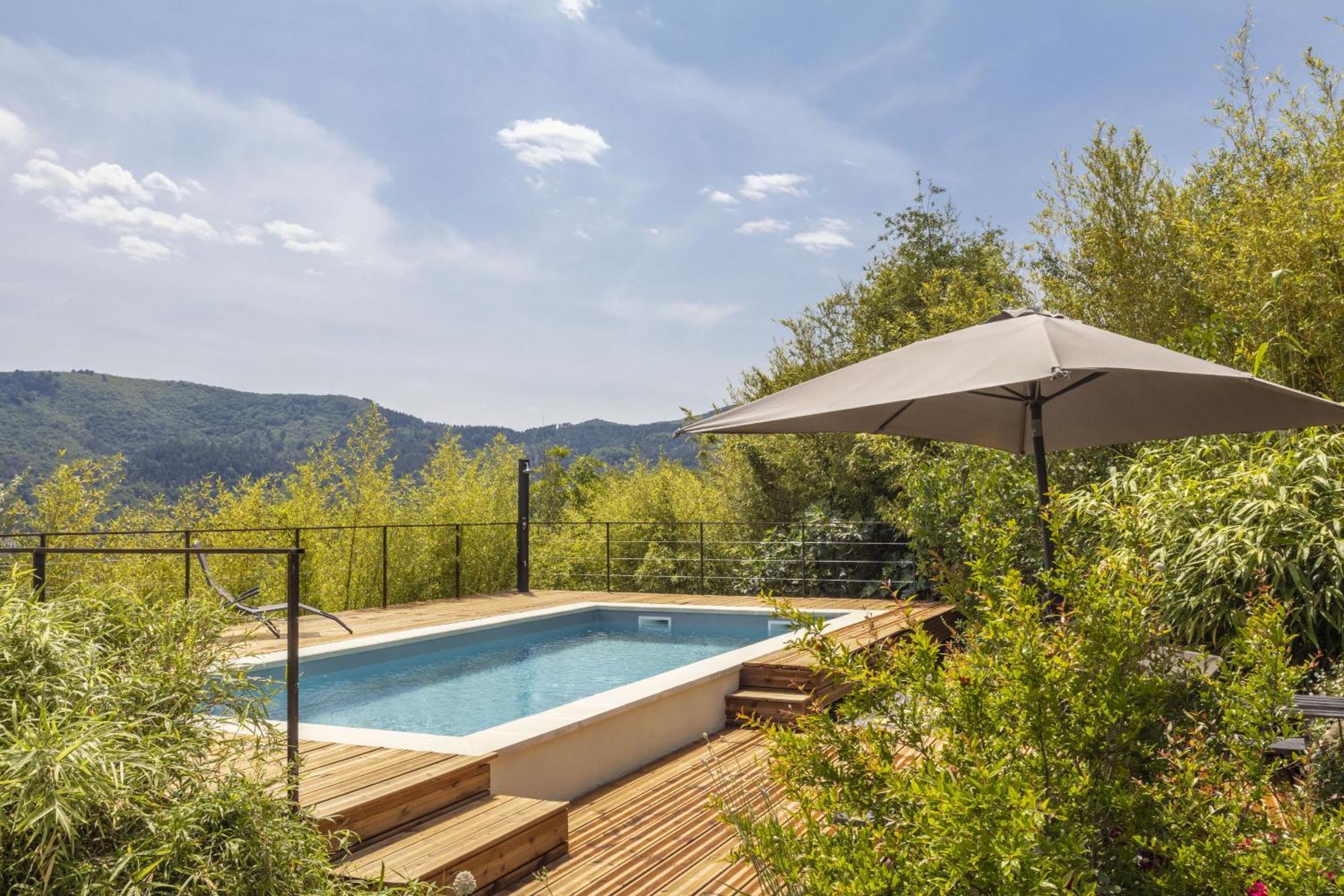 La Maison Des Chataigniers Meyrannes Экстерьер фото