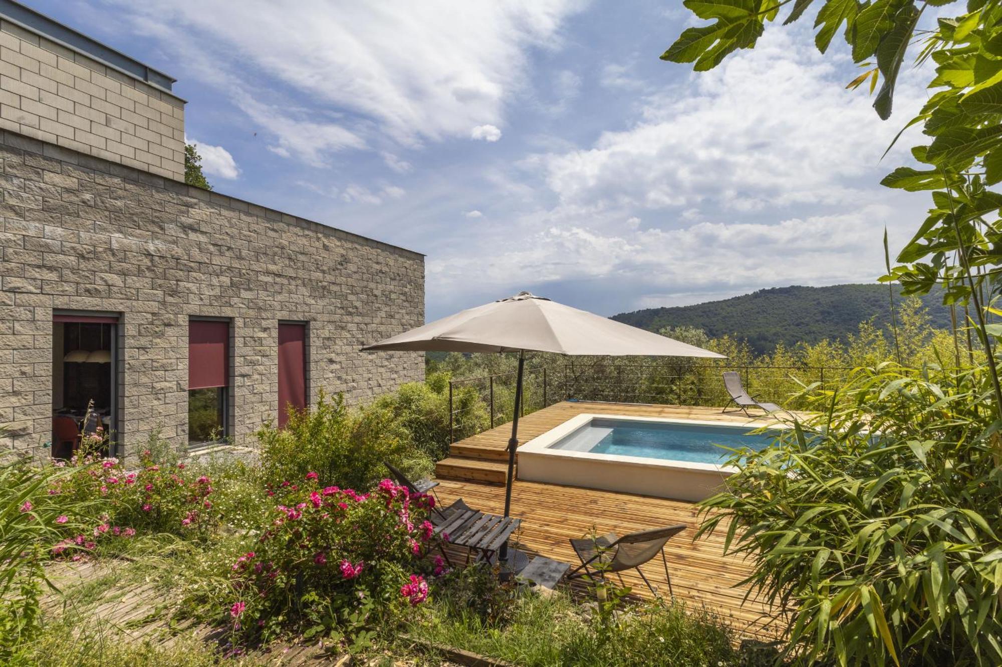 La Maison Des Chataigniers Meyrannes Экстерьер фото